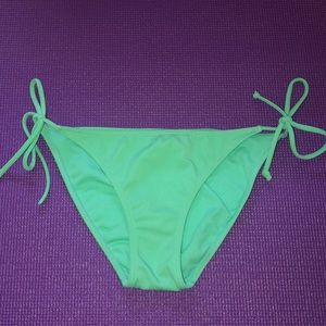 Adjustable Full Coverage Mint Green Bikini Bottom